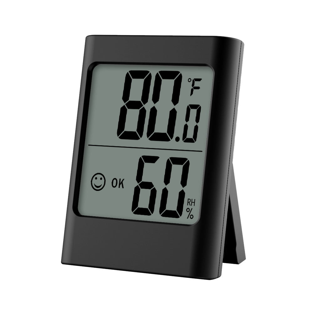 Indoor Outdoor Digital Thermometer Hygrometer, Temperature Humidity