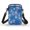 Blue Mandala Print, variant on Chririnla Christmas Cow Pattern Mini Phone Purse, Adjustable with Crossbody Strap Cell Phone Purse for Shop Daily Use