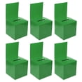 thumbnail image 1 of Unique Bargains Ballot Box 6'x6'x6' Raffle Box with Removable Header Board Suggestion Box Cardboard Box Green 6Pack, 1 of 5