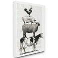thumbnail image 3 of Stupell Industries 'Black and White Animal Stack' Textual Art, 3 of 3