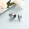 thumbnail image 4 of Mini Urns for Human Ashes Stainless Steel Small Cremation Keepsake Urns for Ashes Holder for Family/dad/mom/sister/grandparents Cremation Jewelry 0.79”*1.18”, 4 of 7