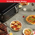 Galanz Retro Microwave Oven with Auto Cook & Reheat, Defrost, Quick Start Function, Easy Clean