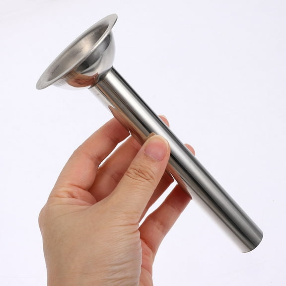 Toyvian sausage filler tube,3pcs Sausage Stuffer Tubes Set Stainless Steel Meat Filler Food Grinder Sausage Filling Tools (Size 5)