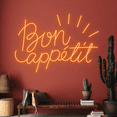 thumbnail image 3 of Glowneon Bon Appetit Neon Signs, Coffee Restaurant Bakery Decor, 3 of 4