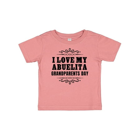 

Inktastic Grandparents Day I Love My Abuelita Gift Baby Boy or Baby Girl T-Shirt