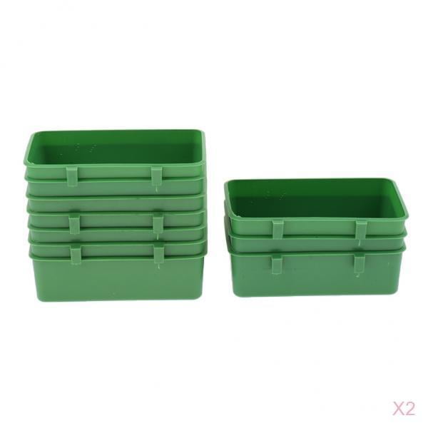 20 Piezas De Plástico Comederos Para Pájaros Alimentador De Pájaros Maravilloso Para Pájaros Alimentación De Alimentos Con Agua Durable Yuyangstore Comedero para aves