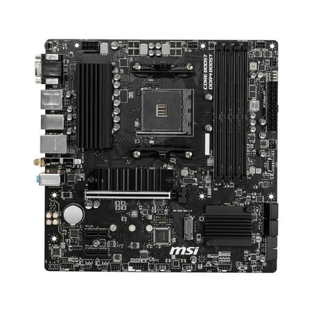 MSI PRO B550M PRO-VDH WIFI AM4 AMD B550 SATA 6Gb/s Micro ATX AMD Motherboard, Black (Certified Refurbished)