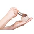 thumbnail image 2 of 20 Pcs 1 Ounce Plastic Jars Containers Round Screw Lids Cosmetic Jars Leak Proof, White Lids, 2 of 4