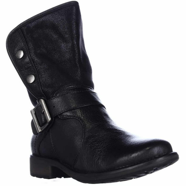 Puresole - Womens Pure Sole Sarah Fleece Lined Motorcycle Fashion Boots ...