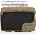 thumbnail image 2 of Bolsa de primeros auxilios Maxpedition individual, ligera, caqui, 2 of 8