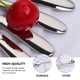 thumbnail image 2 of Cucharas de café 6pcs Cucharas de café de acero inoxidable Cucharas mezcladoras simples de bebidas, 2 of 6