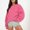 Hot Pink, variant on Santa Sweatshirt Christmas Tops Long Sleeve Mens Christmas Pink Graphic Sweatshirt Womens Winter Sweatshirt Holiday Top