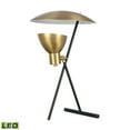 thumbnail image 2 of Elk Home 12-Inch Wide Wyman Square Table Lamp, Modern, Satin Gold, 2 of 5