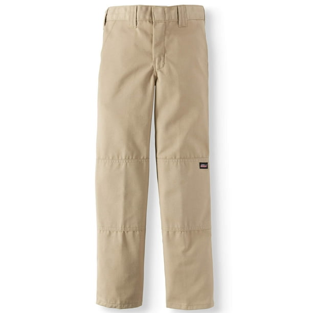 Genuine Dickies Boys School Uniform Double-Knee Multi Pocket Twill Pants, Sizes 4-18, Slim, & Husky Walmart.com
