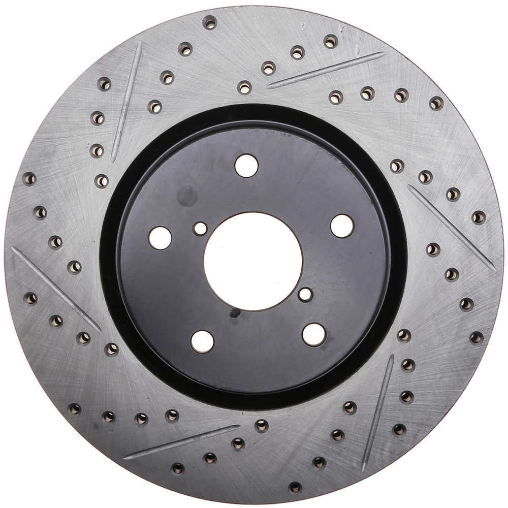 StopTech 127.47036R Sport Cross-Drilled & Slotted Disc Brake Rotors
