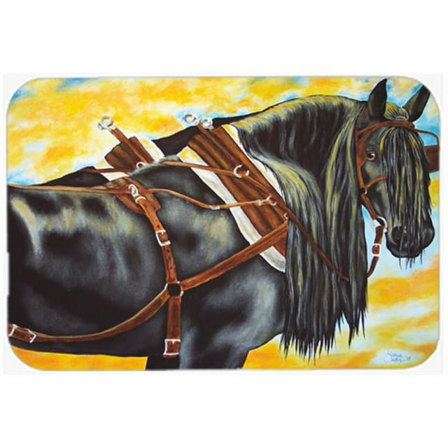 Carolines Treasures AMB1238LCB Days End Horse Glass Large Cutting Board