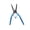 Curved in, variant on Professional Circlip Pliers Internal External Rings Pliers With Precisions Jaw For Automotive Repairs