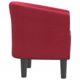 thumbnail image 2 of vidaXL Tub Chair Wine Red Fabric, 2 of 5
