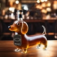 thumbnail image 3 of Dachshund Dog Whiskey Bottle,3D Sculpted Dachshund Shape Whiskey Glass Tumbler,Unique Red Wine Decanter For Whiskey Lovers Dog Lovers (B), 3 of 9