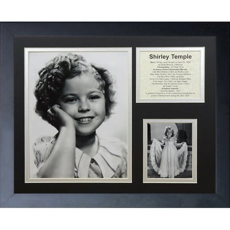 Legends Never Die Shirley Temple Framed Memorabilia