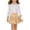 Khaki, variant on Kids Solid Color Pleated Lined Mini Skort, Versatile Academia Short Skirt Multi Color for Elementary Middle School Navy 3-4 Years