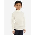 thumbnail image 4 of leveret girls boys & toddler solid turtleneck 100% cotton kids shirt (size 2 toddler, white), 4 of 9