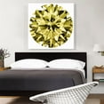 thumbnail image 2 of ARTCANVAS Yellow Round Brilliant Cut Diamond Jewel Canvas Art Print - Size: 36" x 36" (1.50" Deep), 2 of 9
