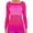 Neon Pink, variant on TD Collection Women's Elastic Nylon-Spandex Long Sleeve Fishnet Layer Blouse Top (One Size (S.M. L), Neon Pink)