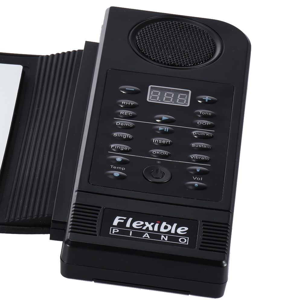 Portable Silicon 61 Keys Roll Up Piano Electronic MIDI Keyboard with