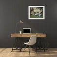 thumbnail image 3 of Tayler, Albert Chevallier 32x26 White Modern Wood Framed Museum Art Print Titled - Tea In The Garden, 3 of 4