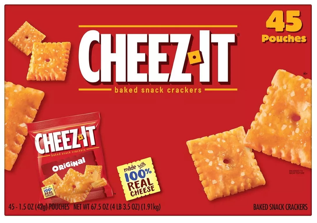 Product of Cheez-It Original Crackers Snack Packs (1.5 oz., 45 ct.) - Crackers [Bulk Savings]
