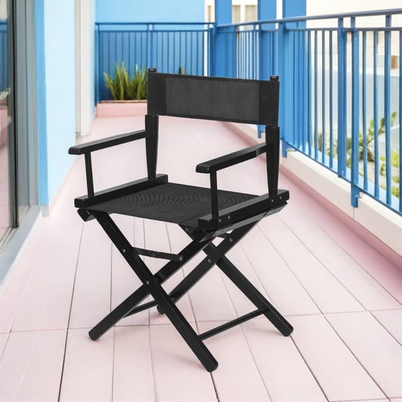 BESTYASH 1Set Black Lawn Chair Replacement Canvas Breathable Fabric for Outdoor Use and Easy Cleaning