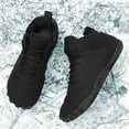 thumbnail image 2 of YOURDIARY Mens Barefoot Snow Boots Winter Warm Shoes Faux Fur Lined Wide Toe Box Zero Drop Ankle Sneakers, 2 of 8