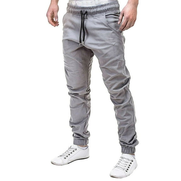 TBWNWG Men's Casual Pants Men Sweatpants Slacks Elastic Joggings Sport Baggy Trousers with Pockets for Everyday Wear,Sizes 3XL