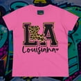 thumbnail image 5 of Women's "Leopard Louisiana" Midweight Cotton Tee, 5 of 6