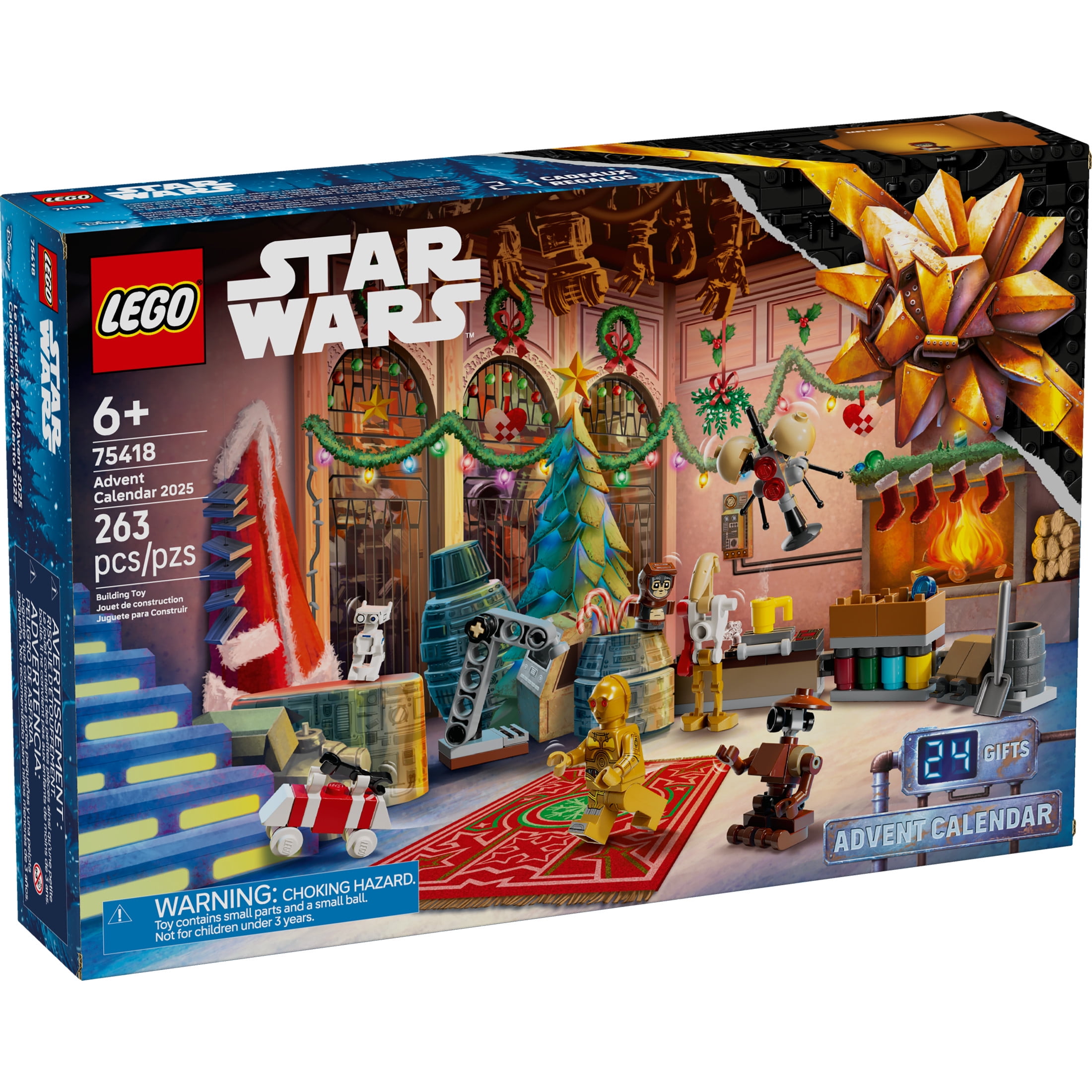 LEGO Star Wars Advent Calendar 2025 Kids Toy - Holiday Countdown