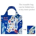 thumbnail image 6 of Wrapables Large & Small Allybag Foldable & Lightweight Reusable Grocery Bags (Set of 2), New York, 6 of 6