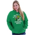 thumbnail image 3 of I Only Date Strong Boys Olive Oyl Hoodie Sweatshirt Women Brisco Brands S, 3 of 6