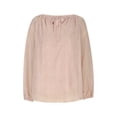 thumbnail image 3 of CEHVOM Chemise en Chiffon Décontractée à Col en V Fragmentée Manches Courtes pour Femmes en Solde, 3 of 5