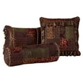 thumbnail image 3 of Chezmoi Collection Amelia 9-Piece Floral Jacquard Patchwork Comforter Set, 3 of 3