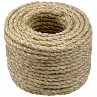 NACTECH Hemp Rope Jute Rope 10mm Natural Jute Rope Twine Thick Rope For Cats Scratching Post 10m Thick Jute Twine String Hemp Braided Rope 32 Feet
