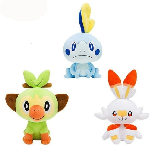 Pokemon Arts and Facts on X: Grookey, Scorbunny and Sobble