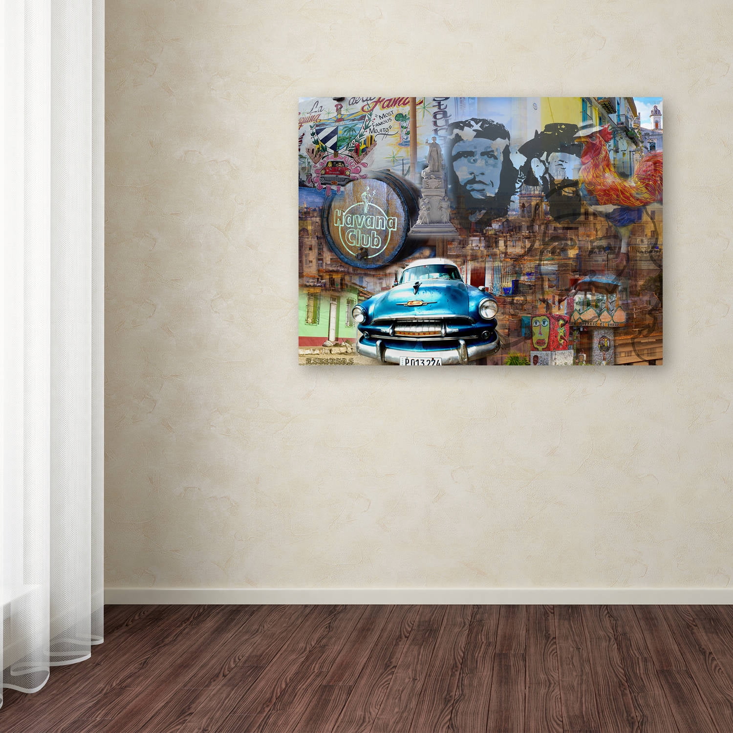 Trademark Fine Art "Havana Club II" Canvas Art by Alberto Lopez
