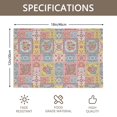 thumbnail image 3 of Placemat, Pioneer Flower Floral Print Pattern Place Mats Table Mat Set Of 2, PVC Washable Placemats for Party Kitchen Dining Decoration, 18x12 Inch, Fade Resistant, 3 of 6