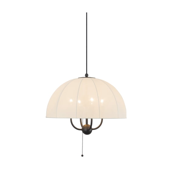 Alora Lighting Pd661418 Crosby 4 Light 18" Wide Pendant - Black