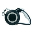 thumbnail image 2 of Retractable Dog Leash, 360° Tangle-Free Heavy Duty Reflective Walking Dog Leash Ribbon with Anti-Slip Handle One-Handed Brake, Pause and Lock-Black, 2 of 9