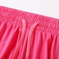 thumbnail image 6 of Running Shorts for Women Elastic Waist Pockets Lightweight Quick Drying Yoga Gym Active Sports Workout Athletic Shorts, 6 of 8