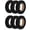 Black, variant on Iron Hemming Tape - 6 Rolls 1.5 cm x 27 Yards Each - Adhesive for Fabric Tape No Sew Hemming Tape for Clothes Pants Dresses Curtains, Black