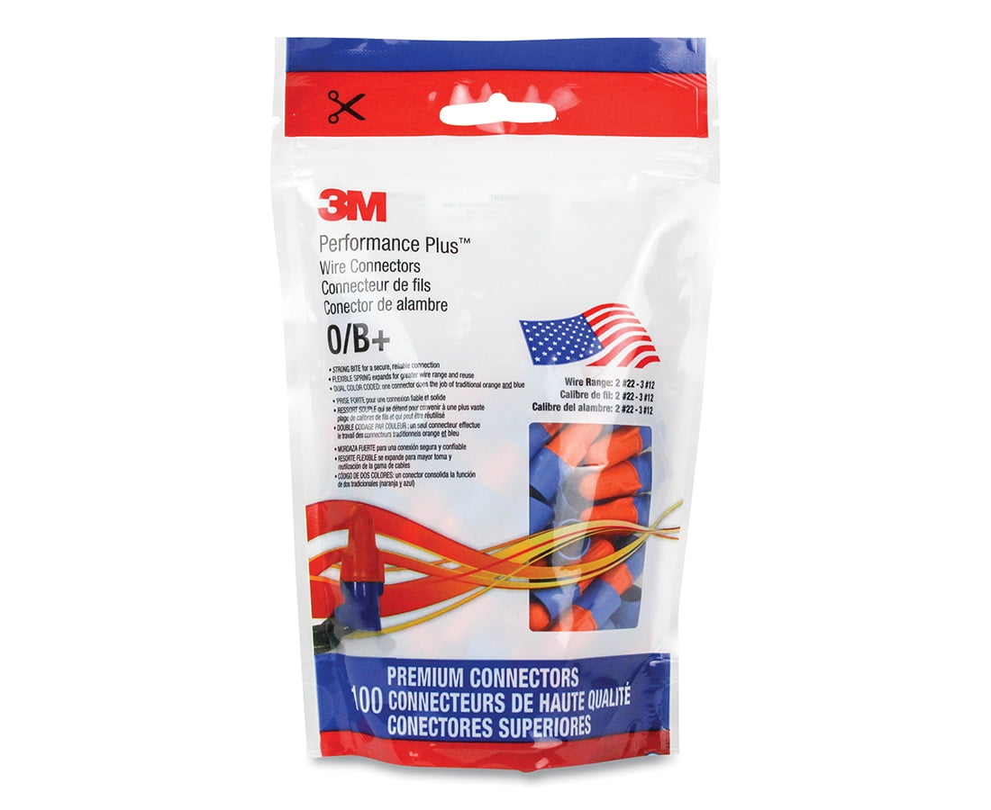 3m Wire Connectors Blue, Orange 100 / Box