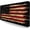 American Antique Flag, variant on Cute Anime Flower Mouse Pad, Women's Office Desk Accessory Decoration, Expanded Mouse Pad 35.4 x 15.7 x 0.12 Inch Sewn Edge Non Slip Rubber Base